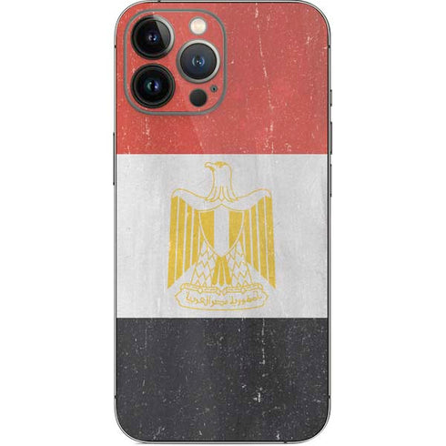 Egyptian Flag Distressed iPhone 13 Pro Max Skin
